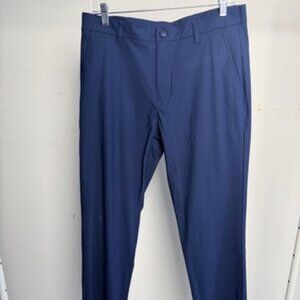 Rhone City Pant Navy — Men's 32 — Japanese Stretch Knit, Water Repellent NWT
